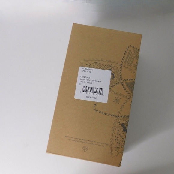 NEW with Box!! FREE PEOPLE Sunday Season Suede Mules Shoes Bluebell Slip-Ons 7 - Picture 15 of 16